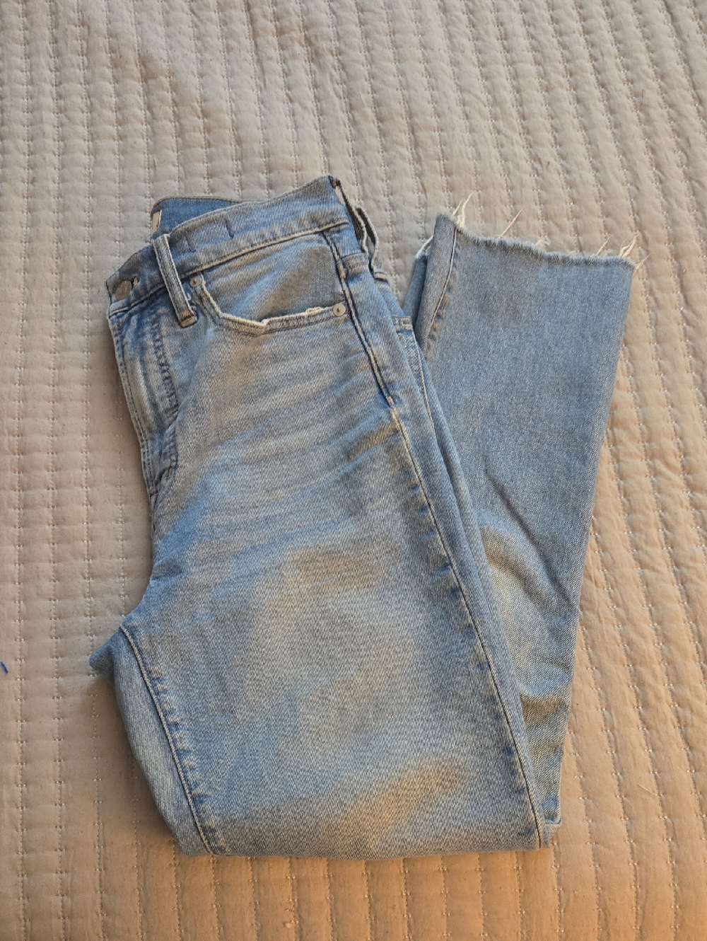Madewell Light Blue Straight Leg Jeans- The PERFECT Vintage Jeans Sz 26